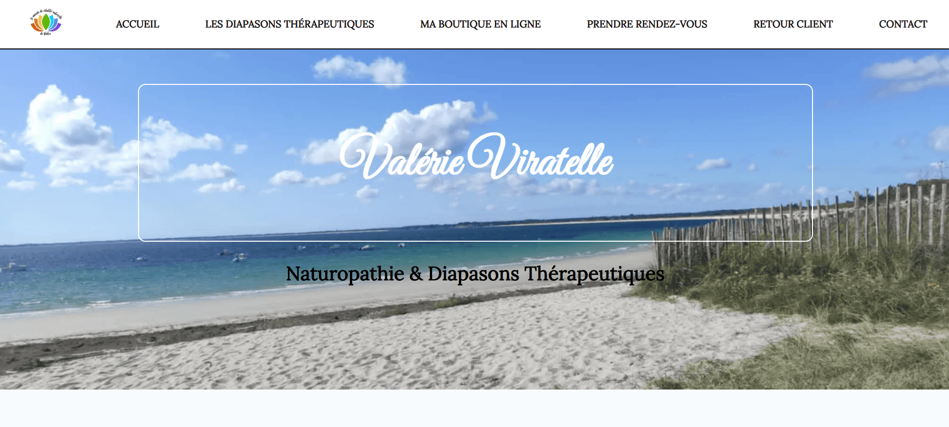 Une capture d'écran d'un site web
